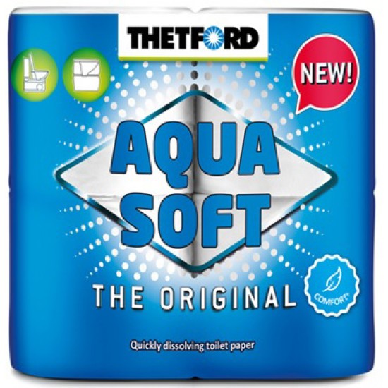 Aqua soft, 4 rollen per pak