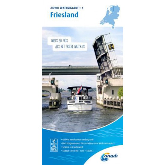 ANWB Waterkaart 1. Friesland