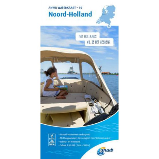 ANWB Waterkaart 10. Noord-Holland