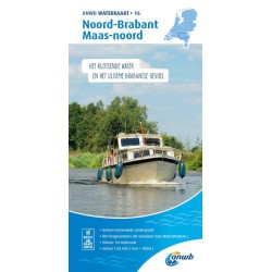 ANWB Waterkaart 16. Noord-Brabant-Maas-Noord