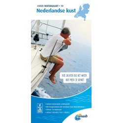ANWB Waterkaart 19. Nederlandse Kust