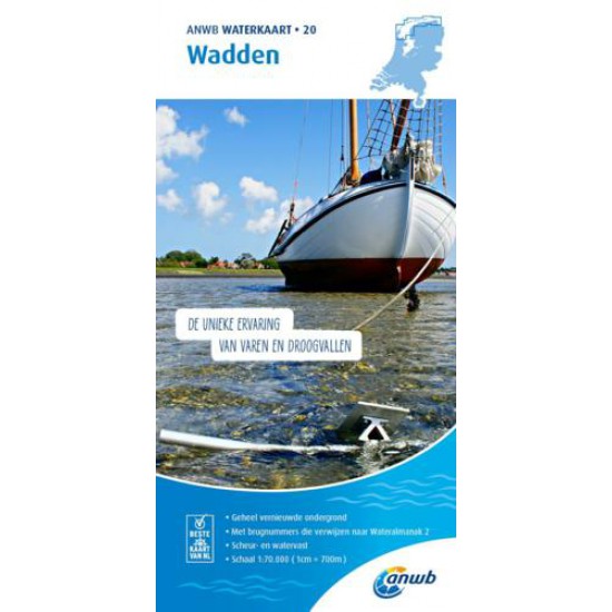 ANWB Waterkaart 20. Wadden