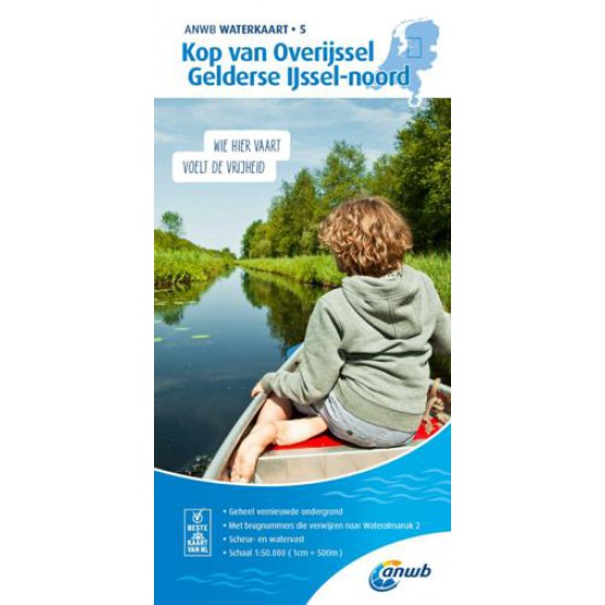ANWB Waterkaart 5. Kop Overijssel-Gelderse IJssel-Noord