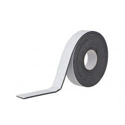 Dubbelzijdig klevend vinyl foam tape zwart 25x3mm 3m